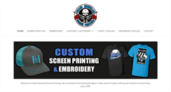 Desktop Screenshot of ozarkmountainscreenprinting.com